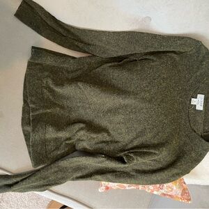 J. Crew Forest Green Knit Top